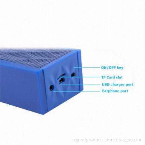 Wireless Portable Speaker with FM Radio and TF Card, Up to 25m Working Distance